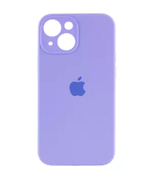 Чохол Silicone Case Full Camera Protective (AA) для Apple iPhone 15 (6.1") Бузковий / Dasheen