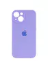 Чехол Silicone Case Full Camera Protective (AA) для Apple iPhone 15 (6.1") Сиреневый / Dasheen