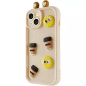 Чохол TPU Toys Case with Ears для Apple iPhone 15 (6.1") Sand