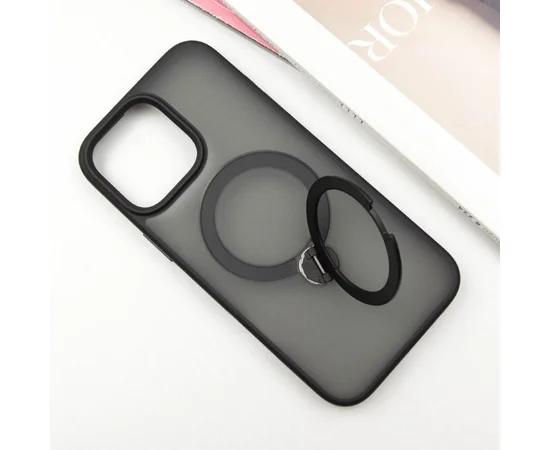 Чехол Ummi Colorful with MagSafe HQ Ring для Apple iPhone 15 (6.1") Black