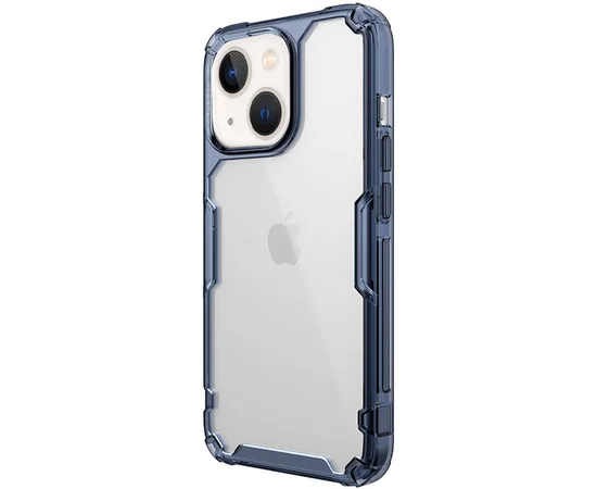 TPU чохол Nillkin Nature Pro Series для Apple iPhone 15 (6.1") Синій (прозорий)