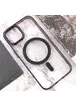 Чехол TPU Iris with MagSafe для Apple iPhone 15 (6.1") Черный
