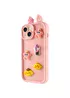 Чехол TPU Toys Case with Ears для Apple iPhone 15 (6.1") Light Pink