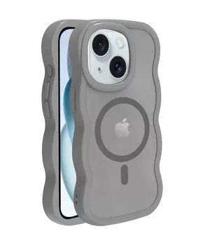 Чохол TPU+PC Undine with MagSafe для Apple iPhone 15 (6.1") Grey