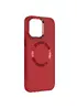 TPU чехол Bonbon Metal Style with MagSafe для Apple iPhone 15 (6.1") Красный / Red