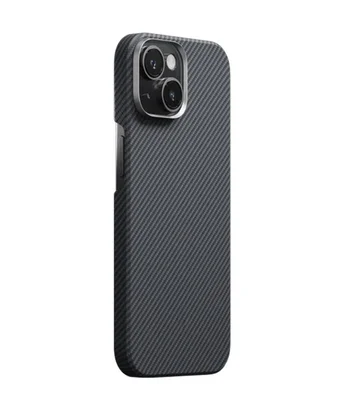 Чохол PC Carbon Protection Slim with MagSafe для Apple iPhone 15 (6.1") Black
