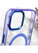 Чохол TPU Iris with MagSafe для Apple iPhone 15 (6.1") Синій