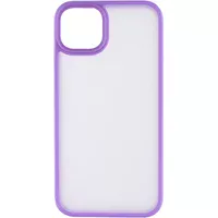 TPU+PC чохол Metal Buttons для Apple iPhone 15 (6.1") Бузковий
