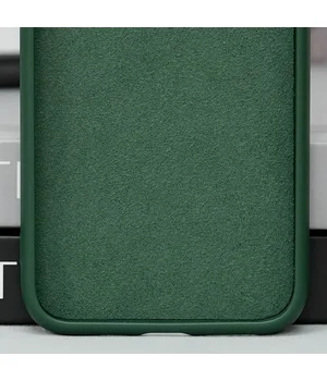 Чехол TPU+Glass Sapphire Midnight with MagSafe для Apple iPhone 15 (6.1") Зеленый / Forest green