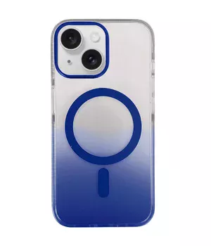Чехол TPU+PC Phantom with MagSafe для Apple iPhone 15 (6.1") Blue