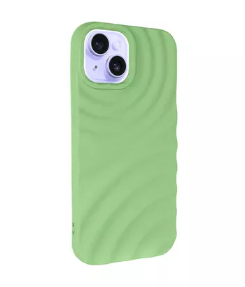 Чехол TPU MonoWave для Apple iPhone 15 (6.1") Light Green Чехол TPU MonoWave для Apple iPhone 15 (6.1") Light Green