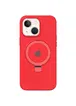 Чехол Silicone Case Full Protective with Ring для Apple iPhone 15 (6.1") Red