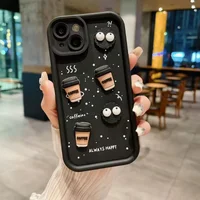 Чехол TPU Toys Case для Apple iPhone 15 (6.1") Black / Always Happy