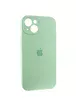 Чехол Silicone Case Full Camera Protective (AA) для Apple iPhone 15 (6.1") Зеленый / Pistachio