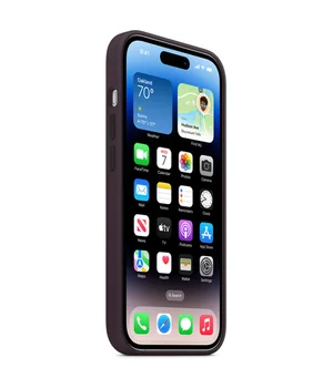 Чохол Silicone Case Full Protective (AA) для Apple iPhone 15 (6.1") Фіолетовий / Elderberry