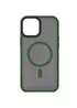 TPU+PC чохол Metal Buttons with MagSafe для Apple iPhone 15 (6.1") Зелений