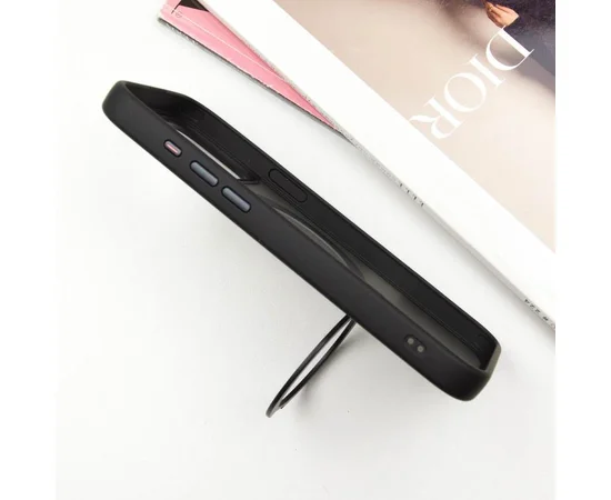 Чехол Ummi Colorful with MagSafe HQ Ring для Apple iPhone 15 (6.1") Black