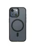 TPU+PC чохол Blueo Skin Friendly Frosted with MagSafe для Apple iPhone 15 (6.1") Чорний
