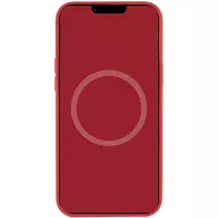 Чехол Silicone case (AAA) full with Magsafe and Animation для Apple iPhone 15 (6.1") Красный / Guava