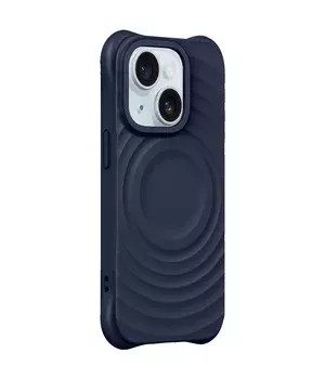 Чехол TPU Orbit with MagSafe для Apple iPhone 15 (6.1") Dark Blue