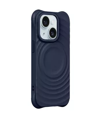 Чохол TPU Orbit with MagSafe для Apple iPhone 15 (6.1") Dark Blue
