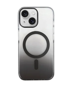 Чехол TPU+PC Phantom with MagSafe для Apple iPhone 15 (6.1") Grey