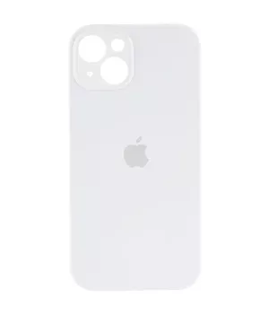 Чехол Silicone Case Full Camera Protective (AA) для Apple iPhone 15 (6.1") Белый / White