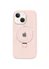 Чехол Silicone Case Full Protective with Ring для Apple iPhone 15 (6.1") Pink