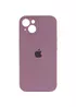Чехол Silicone Case Full Camera Protective (AA) для Apple iPhone 15 (6.1") Лиловый / Lilac Pride