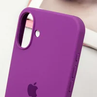 Чехол Silicone Case Full Protective (AA) для Apple iPhone 16 Plus (6.7") Фиолетовый / Grape