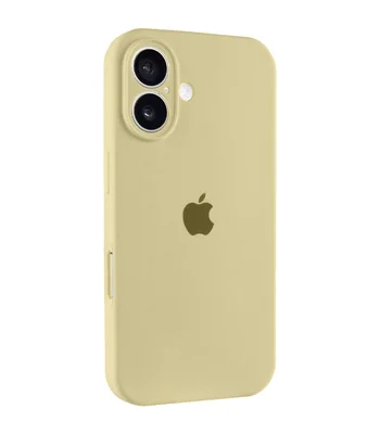 Чохол Silicone Case Full Camera Protective (AA) Apple iPhone 16 Plus (6.7") Жовтий / Mellow Yellow