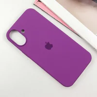 Чехол Silicone Case Full Protective (AA) для Apple iPhone 16 Plus (6.7") Фиолетовый / Grape