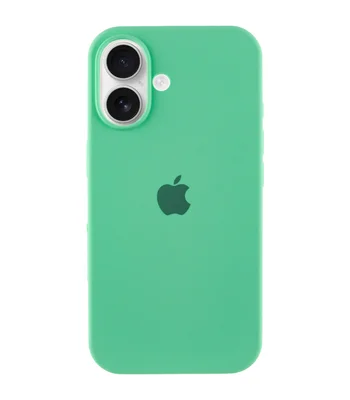 Чехол Silicone Case Full Protective (AA) для Apple iPhone 16 Plus (6.7") Зеленый / Spearmint