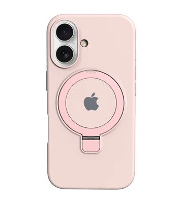 Чохол Silicone Case Full Protective with Ring для Apple iPhone 16 Plus (6.7") Pink