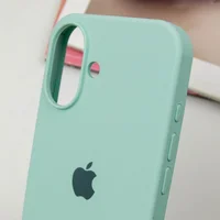 Чехол Silicone Case Full Protective (AA) для Apple iPhone 16 Plus (6.7") Бирюзовый / Turquoise