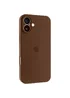 Чехол Silicone Case Full Camera Protective (AA) для Apple iPhone 16 Plus (6.7") Коричневый / Brown