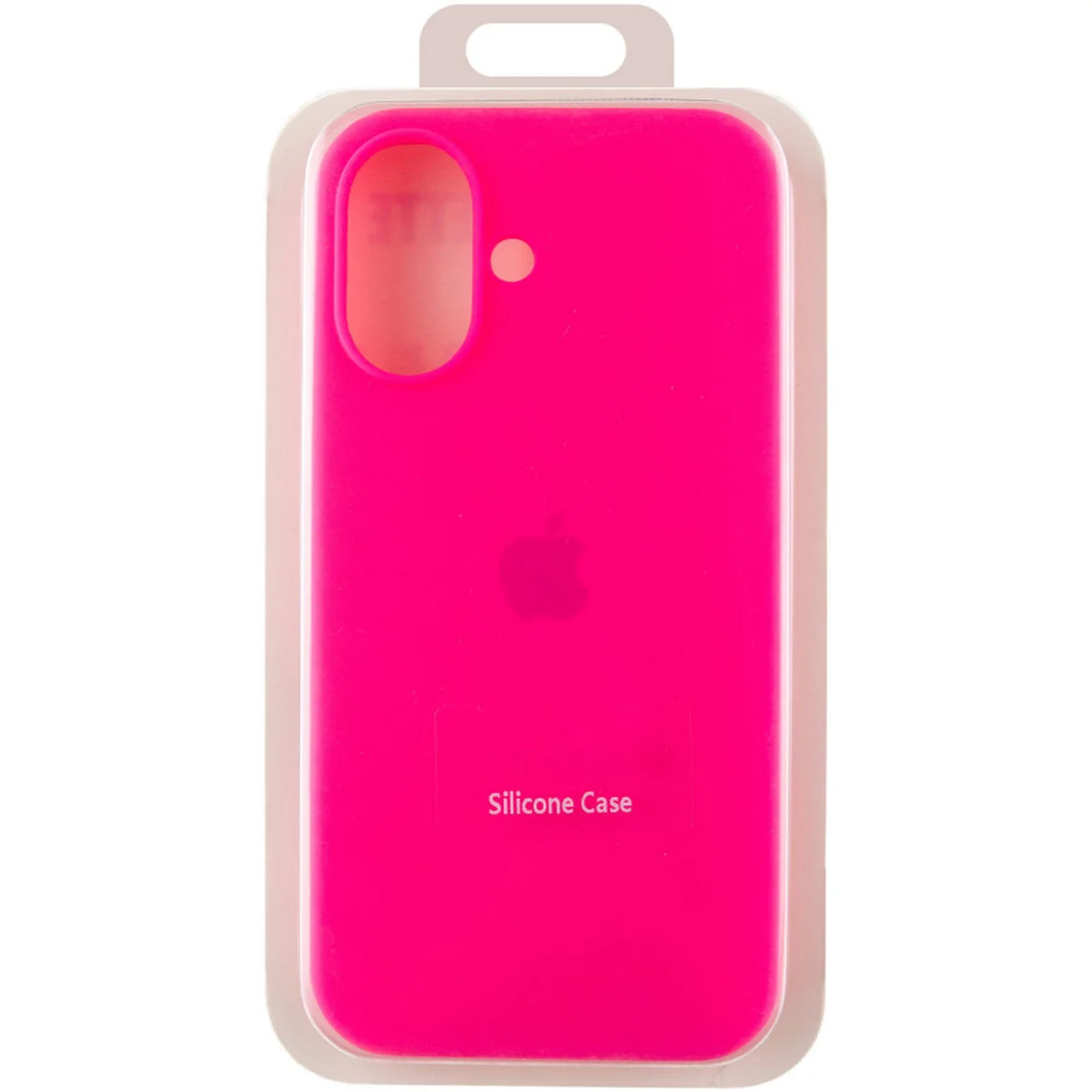 Чехол Silicone Case Full Protective (AA) для Apple iPhone 16 Plus (6.7") Розовый / Barbie pink