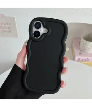 Чехол TPU Ripple для Apple iPhone 16 Plus (6.7") Black