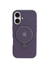Чохол Silicone Case Full Protective with Ring для Apple iPhone 16 Plus (6.7") Purple