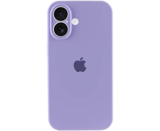 Чохол Silicone Case Full Camera Protective (AA) для Apple iPhone 16 Plus (6.7") Бузковий / Dasheen