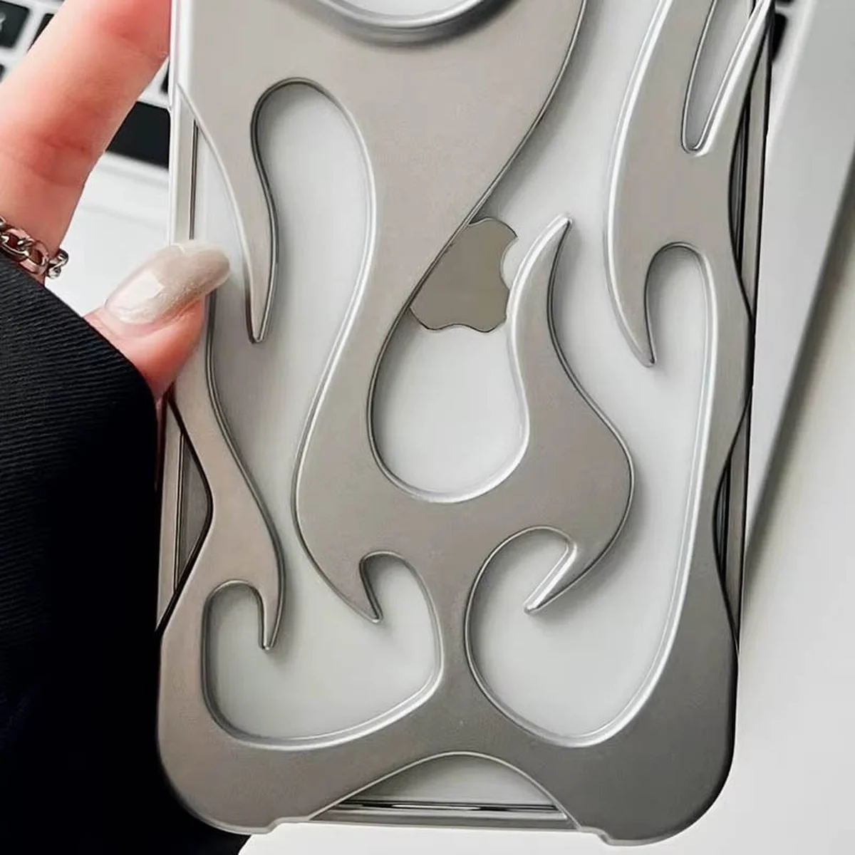 Чехол TPU WinFire для Apple iPhone 16 Plus (6.7") Silver