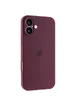 Чехол Silicone Case Full Camera Protective (AA) для Apple iPhone 16 Plus (6.7") Бордовый / Plum