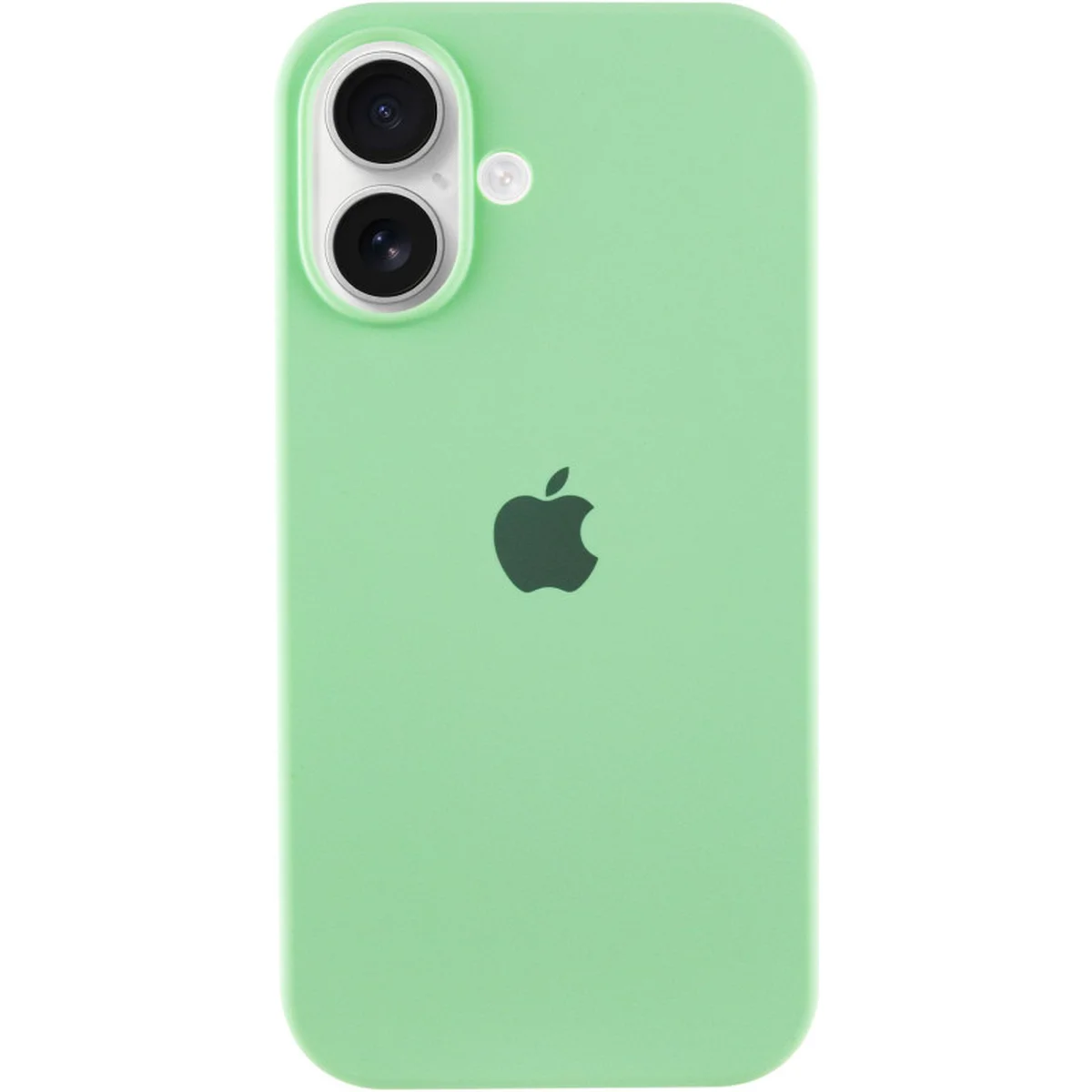 Чехол Silicone Case Full Protective (AA) для Apple iPhone 16 Plus (6.7") Зеленый / Pistachio