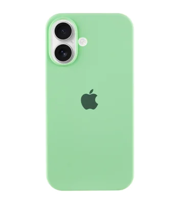 Чохол Silicone Case Full Protective (AA) для Apple iPhone 16 Plus (6.7") Зелений / Pistachio