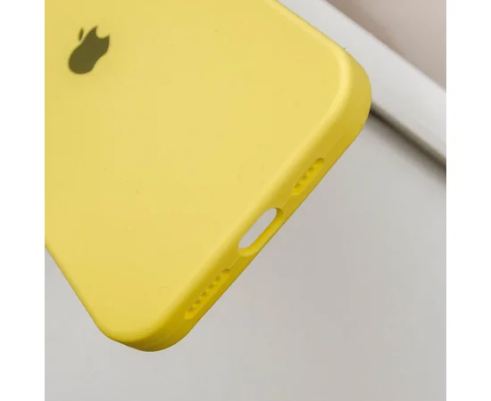Чехол Silicone Case Full Protective (AA) для Apple iPhone 16 Plus (6.7") Желтый / Yellow