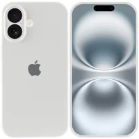 Чехол Silicone Case Full Camera Protective (AA) для Apple iPhone 16 Plus (6.7") Белый / White