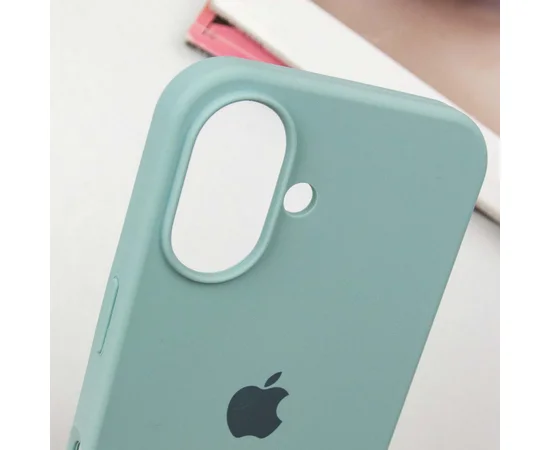 Чохол Silicone Case Full Protective (AA) для Apple iPhone 16 Plus (6.7") Бірюзовий / Beryl