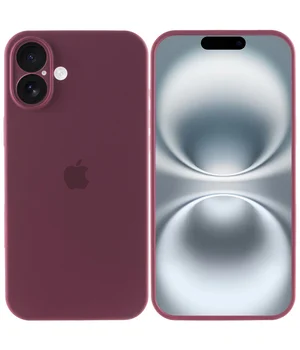 Чехол Silicone Case Full Camera Protective (AA) для Apple iPhone 16 Plus (6.7") Бордовый / Plum Чехол Silicone Case Full Camera Protective (AA) для Apple iPhone 16 Plus (6.7") Бордовый / Plum