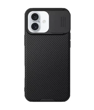 Карбонова накладка Nillkin CamShield Pro Magnetic для Apple iPhone 16 Plus (6.7") Black