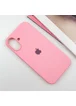 Чехол Silicone Case Full Protective (AA) для Apple iPhone 16 Plus (6.7") Розовый / Light pink